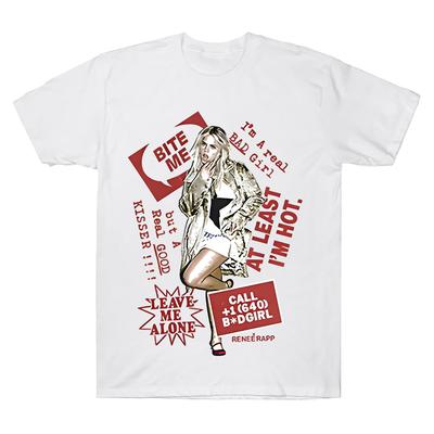 Reneé Rapp Date Back Tour Tee Harajuku Fashion Graphic T Shirts Men's Women Comfort T-shirts Retro Cotton Clothes