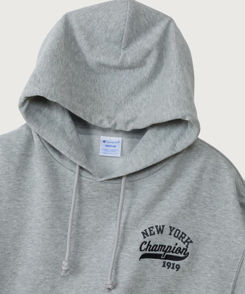 Women'S New York Loose Fit Hoodie Oxford Grey