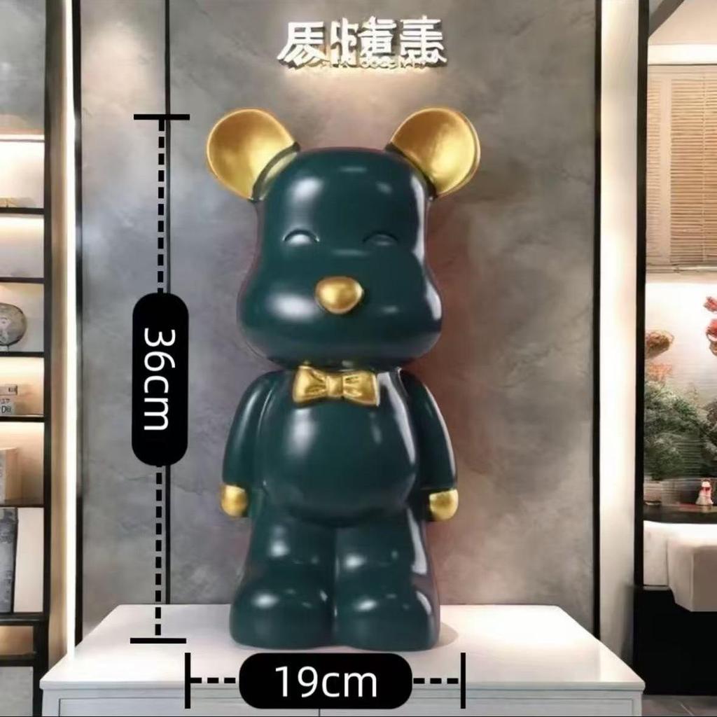 Luxury Large Capacity Bear Piggy Bank for Kids - Decorative Living Room Ornament