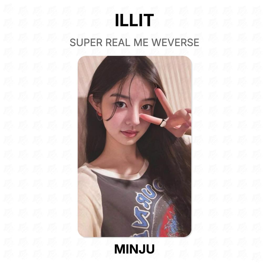 ILLIT SUPER REAL ME WEVERSE Official Photocard