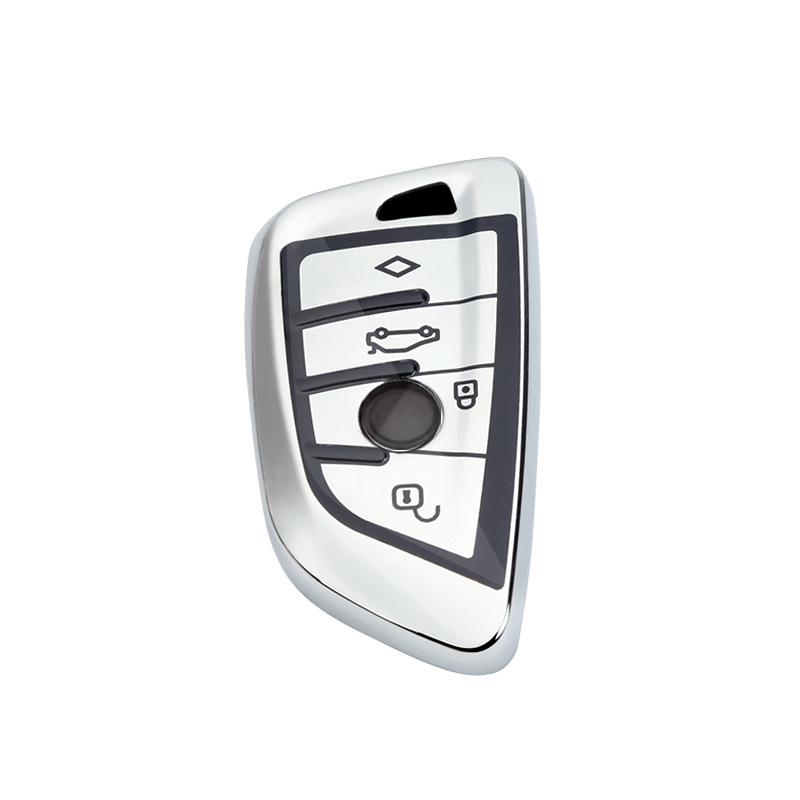 2019 BMW 5er Schlüsselanhängerhülle für i530, 7er, X1, X3, X5, X6, 118i - Schutzhülle mit Schlüsselbart und Schnalle