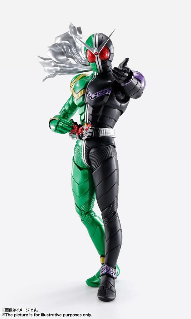 TAMASHII NATIONS Kamen Rider W Cyclone Joker Futo Detective Animation Commemoration 145mm Painted Movable Figure S.H.Figuarts (Shinkocho Seiho)