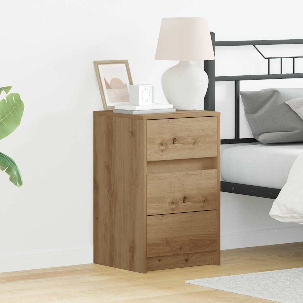 Nightstand Artisan Oak 38 x 34 x 61 cm Particleboard