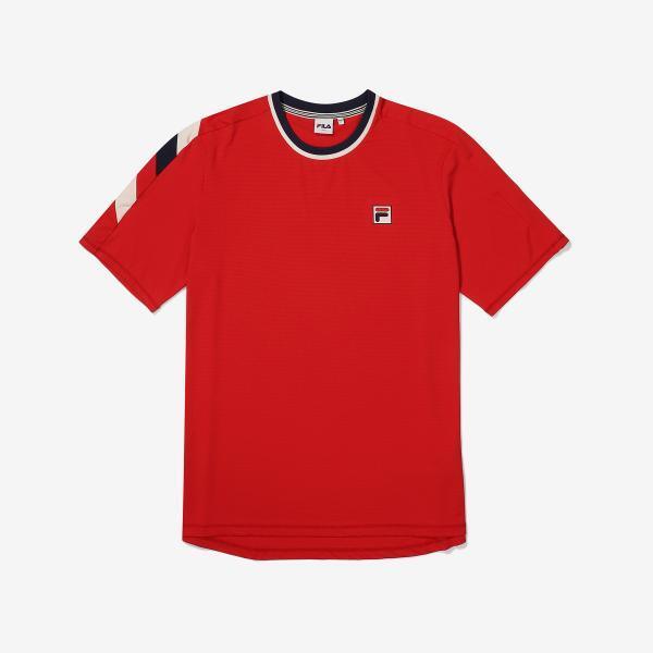 

Fila Heritage Short Sleeve Fs2rsf3292m Red Red/95