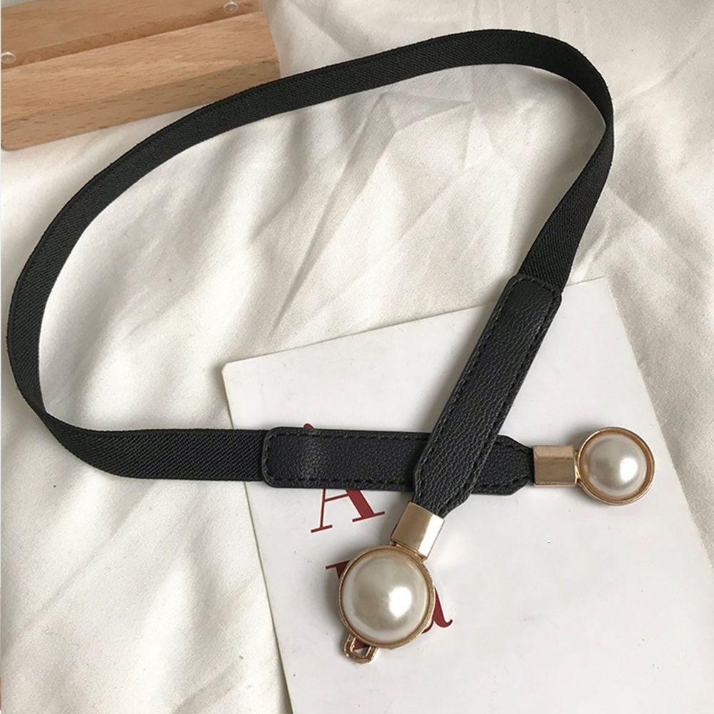 All-Match Rhinestone Thin Women Belts Waist Strap Waistband Elasticity