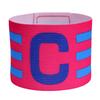 Soccer Player Captain Group Armband Adjustable Brazalete Capitan Band Breathable Stripe Arm Band Clear Icon for Football Captain 6