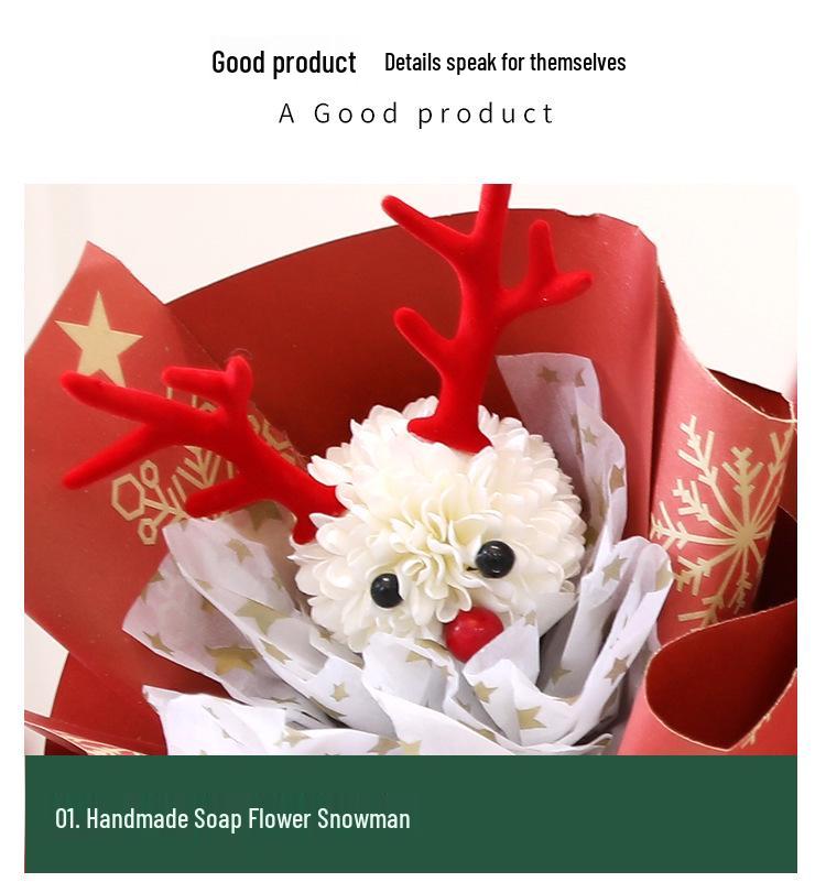 DIY Christmas Cartoon Doll Bouquet - Creative Handmade Gift for Girls and Best Friends