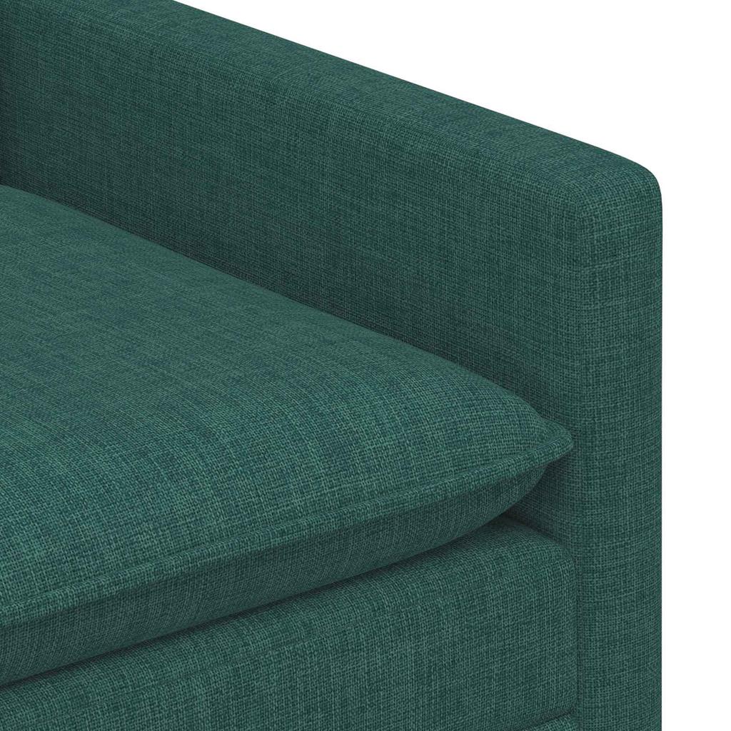 Sofa Dark Green 126 x 81 x 87.5 cm Fabric