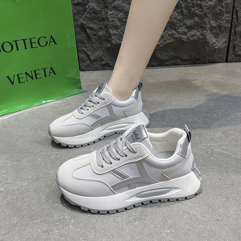 Platform-soled Forrest Gump Shoes Women's Autumn 2025 New Fashion Versatile Dad Shoes Heightening Sports Casual Shoes Casual Shoes