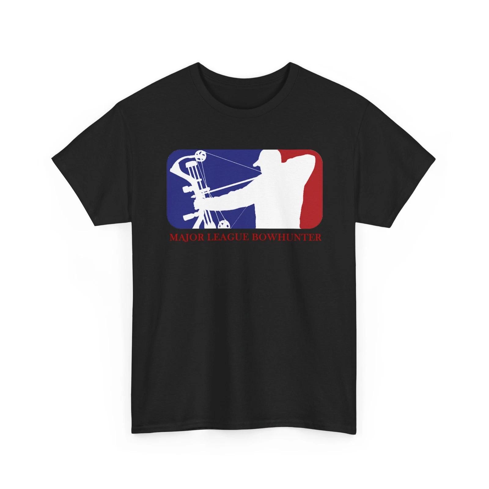 Major League Bowhunter Bow Hunting Red White Blue Unisex Heavy Cotton TShirt S