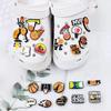 25 Pcs/set Baketball Series Sports Sandals Accessory Cartoon DIY Decorative Buckle Accessory Shoes Flower Slipper Color Buckle