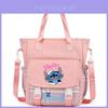 Lilo Stitch Kids Canvas Shoulder Bag With Colorful Print For Daily Use