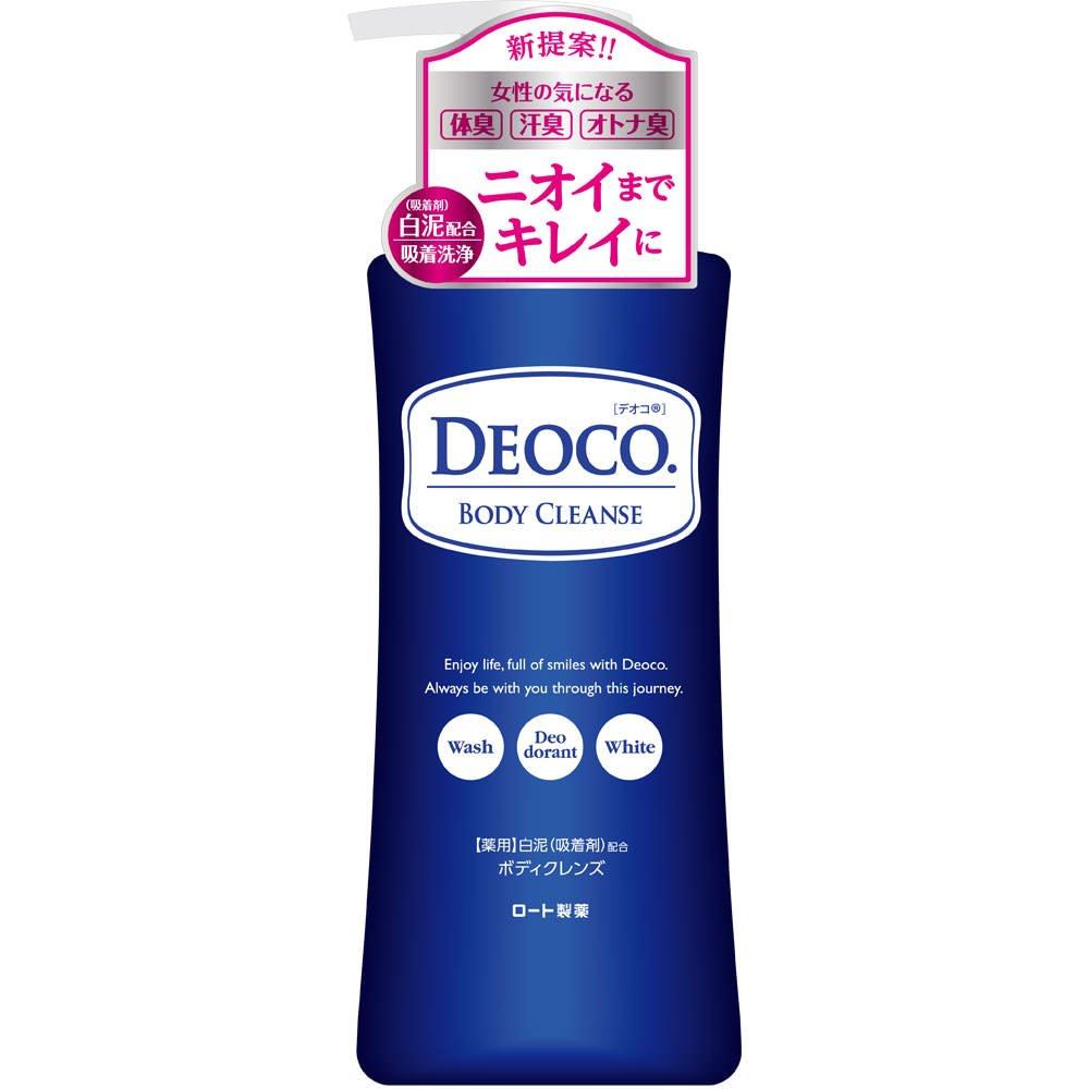 DEOCO Medicated Body 350mL white vitamin C and antibacterial [Quasi-drug] Cleanser, (Contains lactone, clay, derivative, ingredients)
