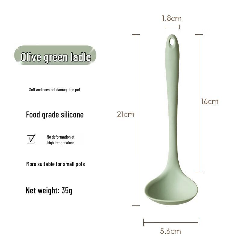 

Sanhe Mini Silicone Cooking Utensils for Non-stick Cookware