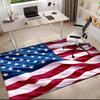 1pc American flag Carpet Rug for Living Room Bedroom Home Sofa Decoration,Kids play Non-slip Floor Mat