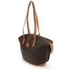 Used CELINE Tote Bag Macadam leather/PVC Brown Shoulder
