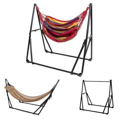 MRG 3way Hammock Volně stojící stojan na křeslo pro vnitřní i venkovní použití Přenosné skládací závěsné křeslo Přenosný kufr Solo Camping Single Camping