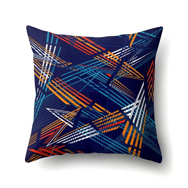 Geometric Pillowcase Car Lumbar Pillow  Cushion Sofa  toon Pattern