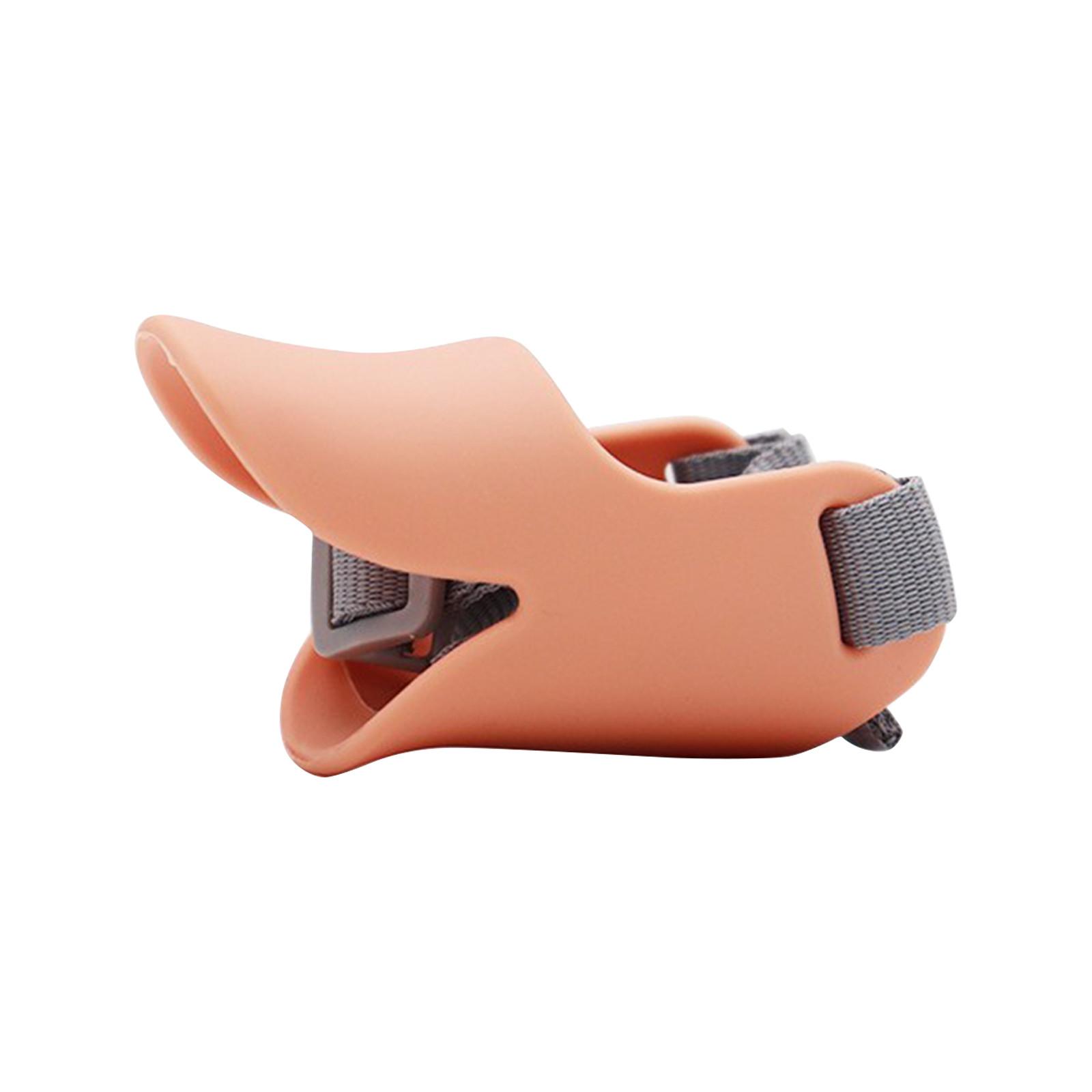 

Накладки на рот для собак в форме рта, называемые масками-намордниками, набор для защиты рта домашних животных, силиконовый материал S розовый