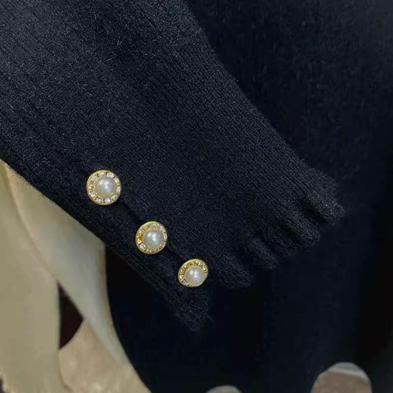 Sweater for Women Autumn Winter Thickened  Warm Knitted Stretchy Long Sleeve Oversize Tops