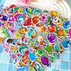 12Sheets/set Marine Animals  Rewards Sticker Puffy Bubble Toys Stickers