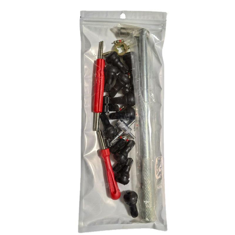 Sada nástrojů pro demontáž ventilových vložek pro elektromobily, jízdní kola a motocykly