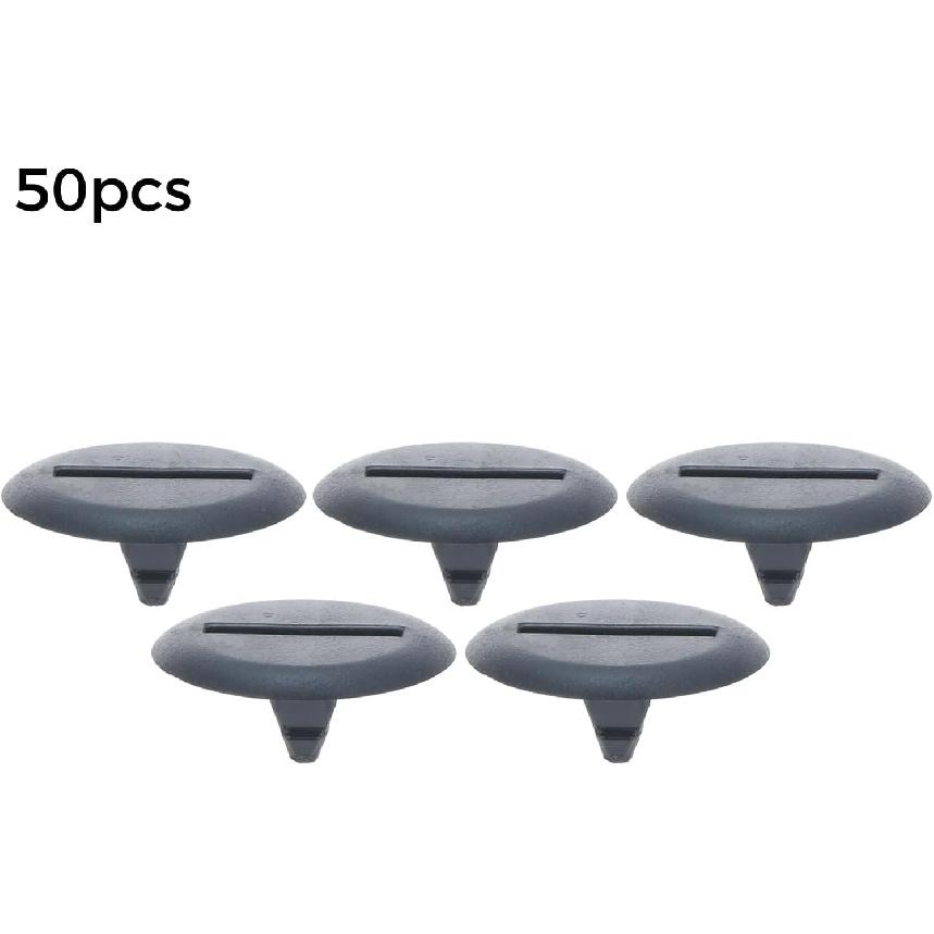 50Pcs Car Side Skirt Sill Moulding Cover Trim Clips Fit for Mercedes-Benz Vehicles OE: A0009917498 0009917498 Nylon Fastener Clip