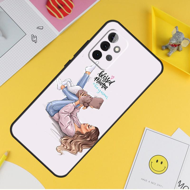 Fashion Super Mom Case For Samsung Galaxy A16 A26 A36 A56 A06 A55 A35 A15 A53 A32 A52 A33 A13 A14 A34 A54 A17
