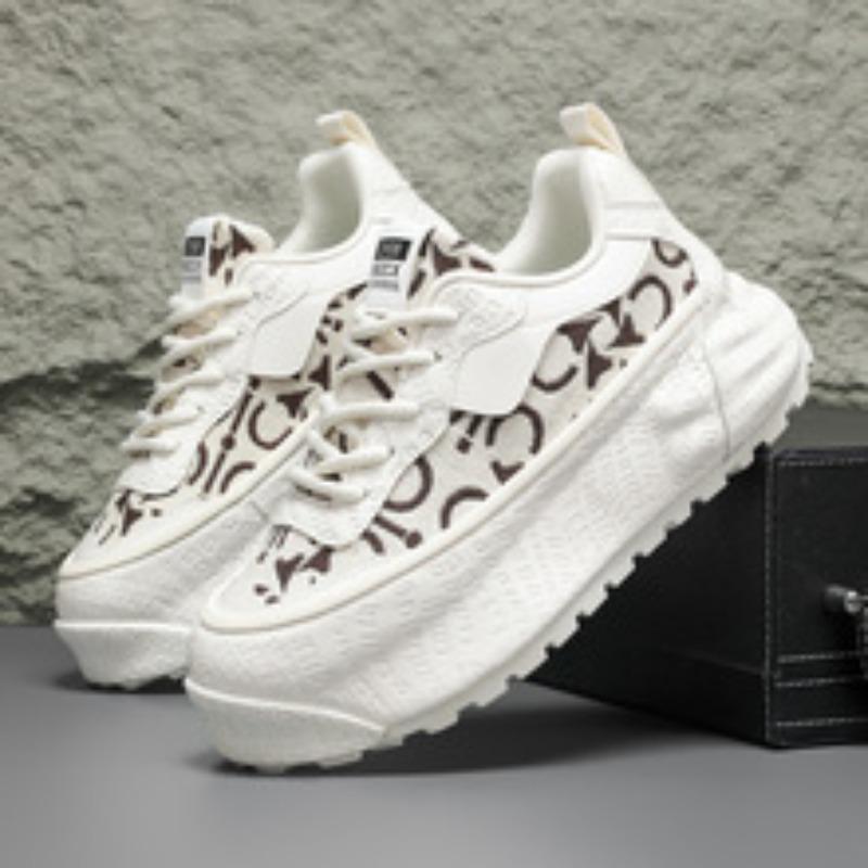 Men Shoes Thick Bottom Non-slip Fashion Tide Shoes Men Breathable Comfort Casual Running Shoes Elevated Sneakers Tenis Masculino