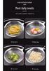 304 Stainless Steel Skimmer Ladle for Noodles, Dumplings, and Frying