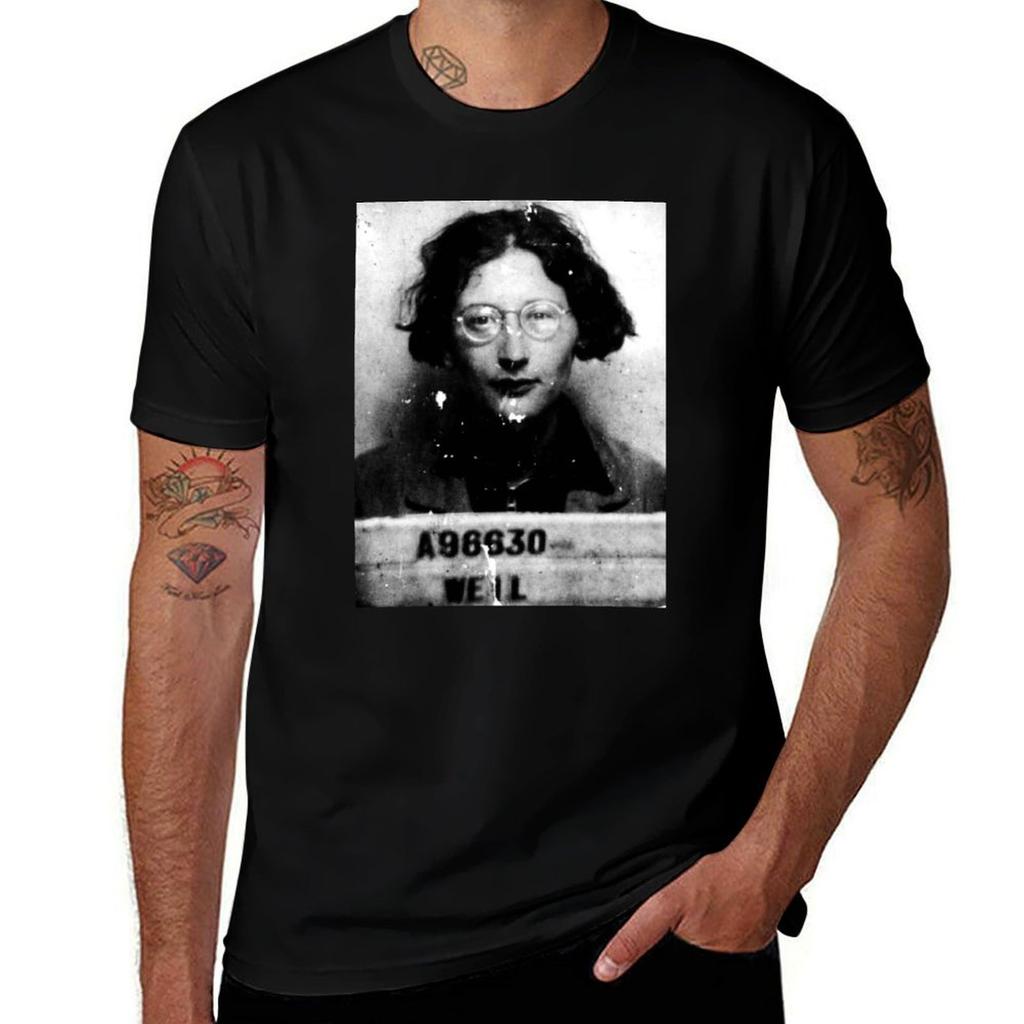 Simone Weil T-Shirt T-Shirts Designer T-Shirt Mann Designer T-Shirt