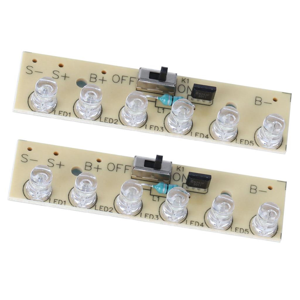 2Pcs Solar Lamp Controller Lawn Light Control Module Circuit Board with Switch 1.2V RF1206