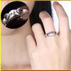 New Jewelry Retro Open Frog Ring Personalized Old Hedgehog Ring Men and Women Animal Jewelry
