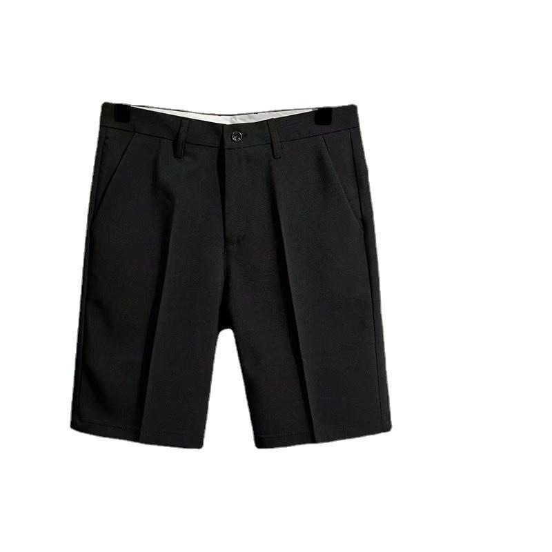Herren Slim Fit Gerade Geschnittene Chino-Shorts Lässige Hose Mit Knitterfestigkeit