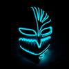 Halloween Grim Reaper Mask Multicolor LED Light Up Scary Ghost Face Adult Party Cosplay