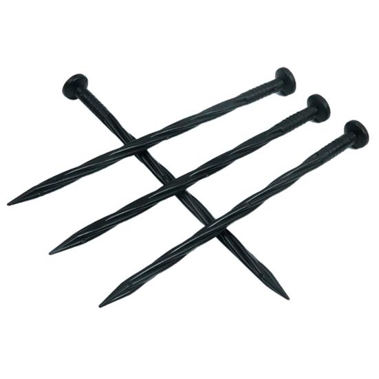 25 шт. пластиковые ландшафтные шипы, нержавеющие, высокопрочные, многоразовые, не легко деформируемые, садовые, спиральные, заземляющие гвозди