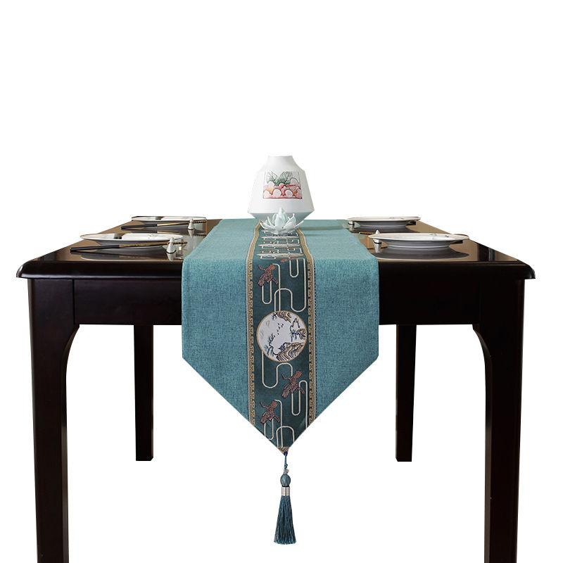 Ceremonia ceaiului cu steag de masă rezistentă la apă, zen, covoraș de ceai, față de masă pentru ceai, față de masă lungă de vânzare la cald în stil chinezesc