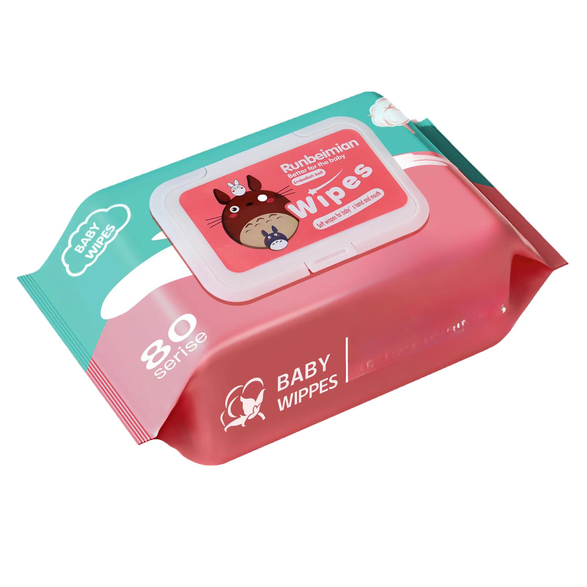 

80 больших упаковок детских салфеток для рук и рта Салфетки для лица Удаления жира Умывание лица Салфетки для лица Чистка дома 80 pump/pack 5pcs