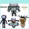 Adorable Skibidi Toilet Plush Toy Short Hair For Extra Cuddliness Various Colors Available