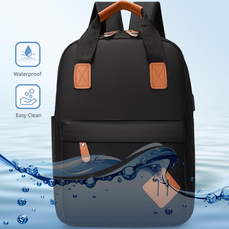 2025 Neuer Oxford Rucksack USB-Aufladung Dreiteiliges Set Reisetasche Unisex Business Computertasche Hohe Kapazität Freizeit Büchertasche
