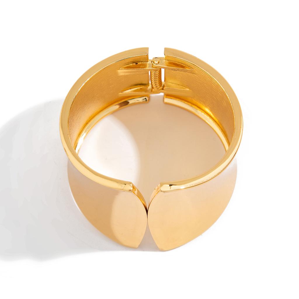 Ingemark 6 Styles Tendance Punk Asymétrique Lisse Bracelets à Ressort Mode Féminine Déclaration Large Manchette Bracelet Steampunk Bijoux Hommes