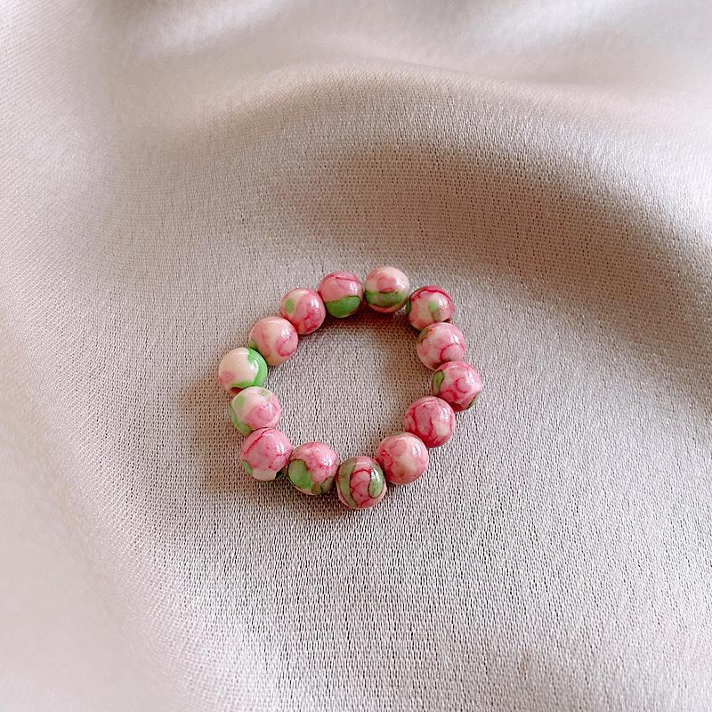 Gold Plated Zircon Cat's Eye Double Layer Retro Ring