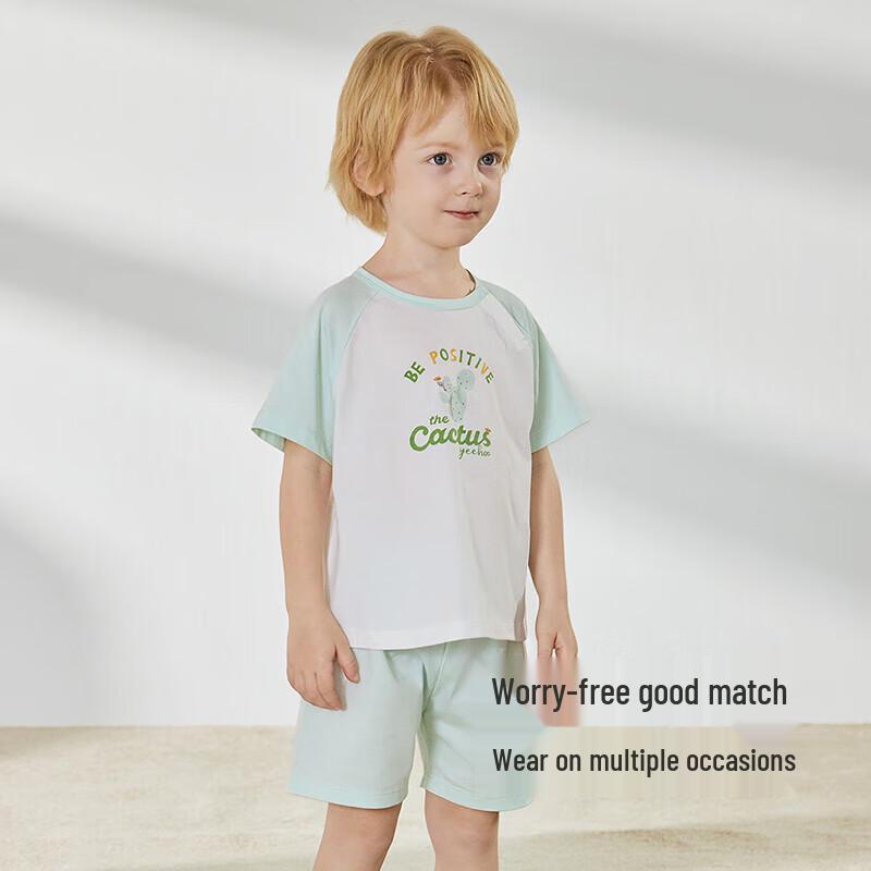 YEEHOO Kids' Summer Breathable Anti-Mosquito Pajama Set