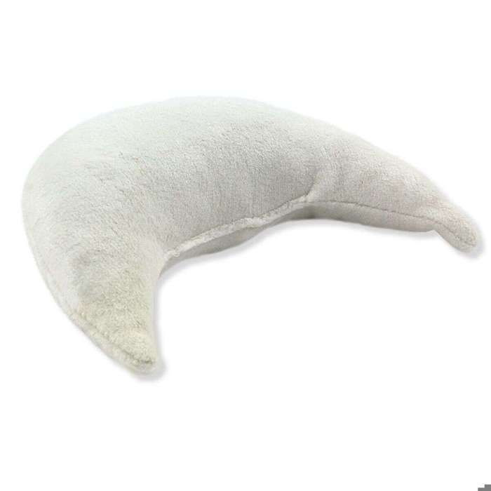 Extra-soft Pink Moon-shaped Cushion 30x45