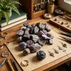 Natural Red Corundum Stone for Jewelry Making UV Fluorescence Reaction Real Ruby Precious Stone Specimen Mineral Healing Stones Decoration Stone
