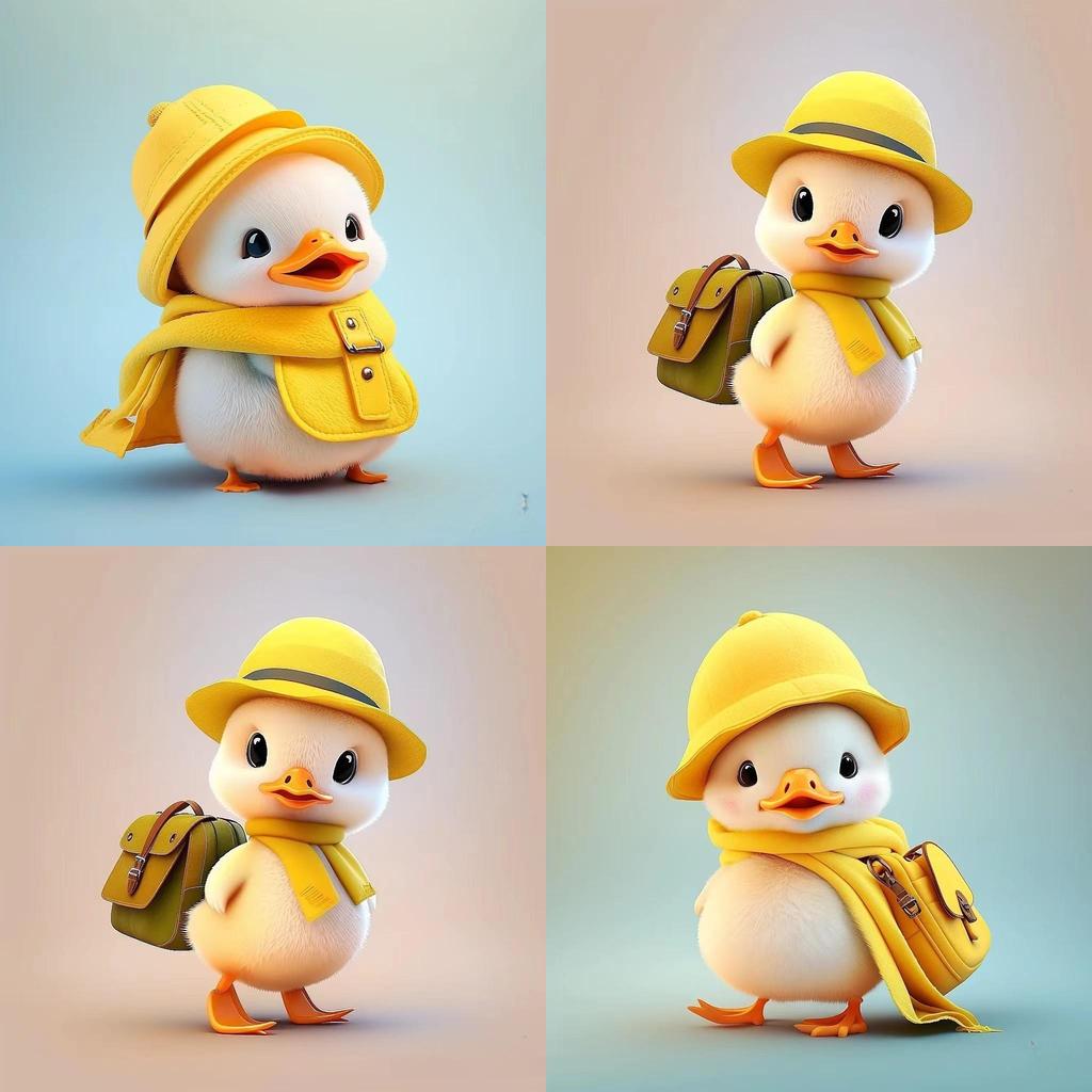 Cartoon Gelbe Ente Mit Hut Autoanhänger Mit Acryl Flache Oberfläche Design Für Auto Innenraum Dekoration