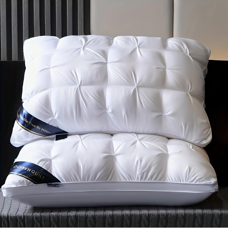 1PC Luxury 5-Star Hotel Quality Pillow, 48*74 Cm- Deep Sleep Neck Support, Non-Collapse High Pillow Core for All Seasons