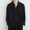 Men's Summer Lightweight Loose-Fit Long-Sleeve Plus Size Shirt with Sleek, Stylish Jacket Design