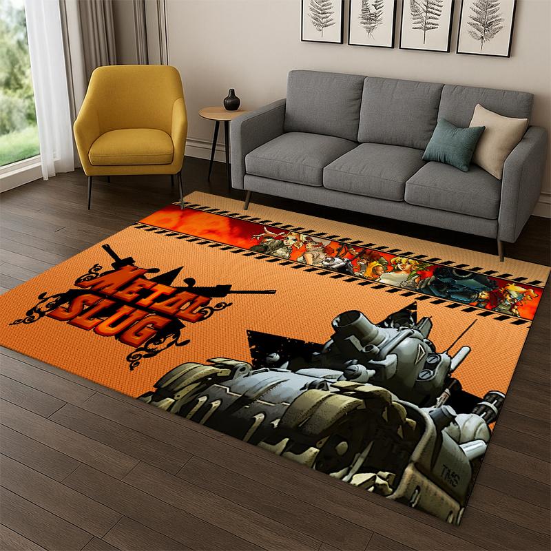 

Retro Game Metal Slug Cartoon Carpet Rug for Playroom Bedroom Living Room Sofa Home Decor,kid Game Area Rug Non-slip Floor Mat 40x60cm