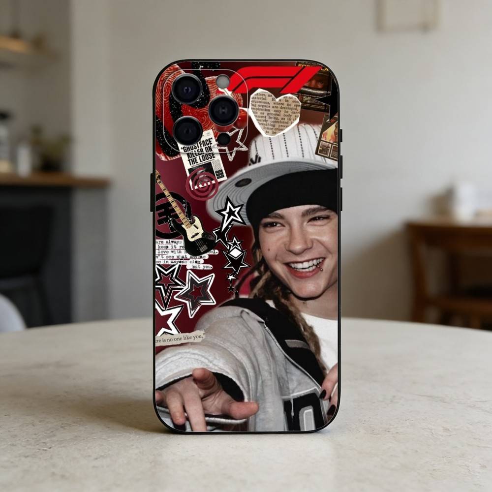 Bill Tom Kaulitz Tokio Hotel Phone Case Silicone black Soft For IPhone 17,16,15,14,13,12,11,SE,Plus Pro Max iPhone13PROMAX